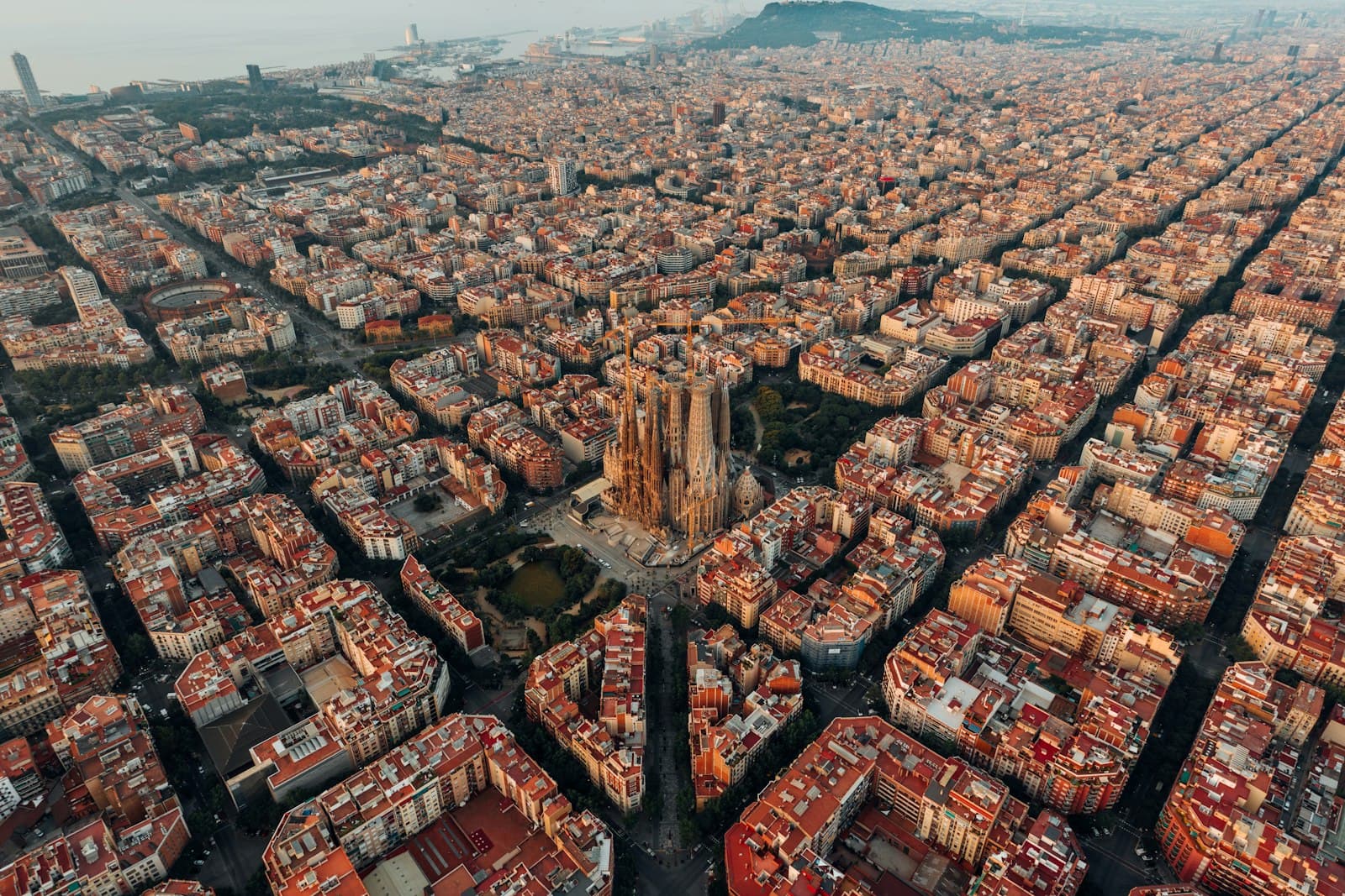 Sagrada Familia at sunset